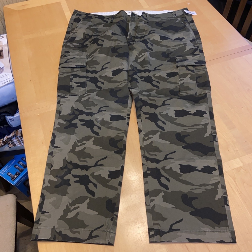 Goodthreads Camouflage Cargo Pants 40x28 Military Paintball Slim